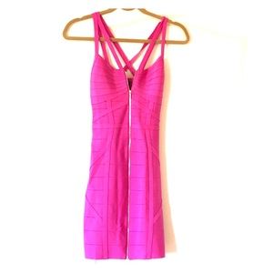 Bebe hot pink dress